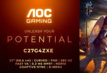 AGON GAMING C27G4ZXE的游戏显示器发布 具有快速VA面板